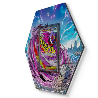 269/217 Mega Gengar EX Pokémon Card Artwork Hexagon Display