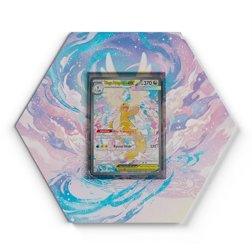 290/217 Mega Dragonite EX Pokémon Card Artwork Hexagon Display