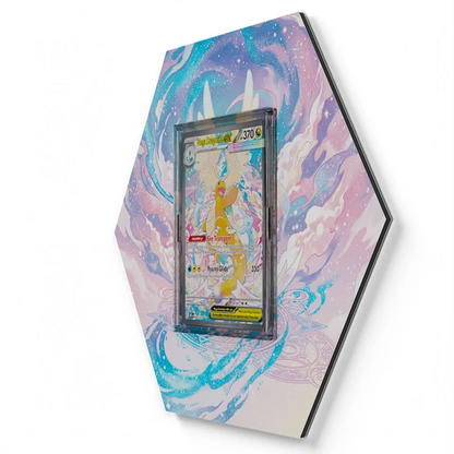 290/217 Mega Dragonite EX Pokémon Card Artwork Hexagon Display