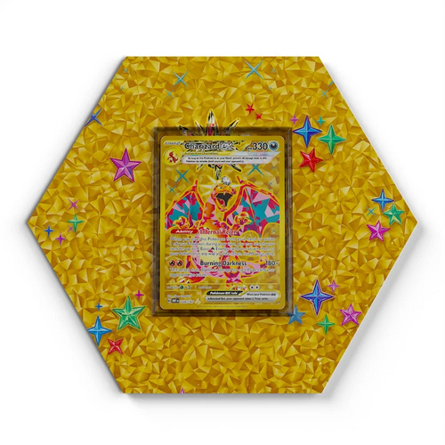 228/197 Charizard Pokémon Card Artwork Hexagon Display