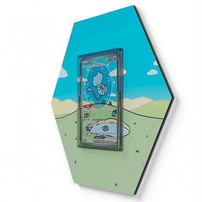 232/091 Mew EX Pokémon Card Artwork Hexagon Display