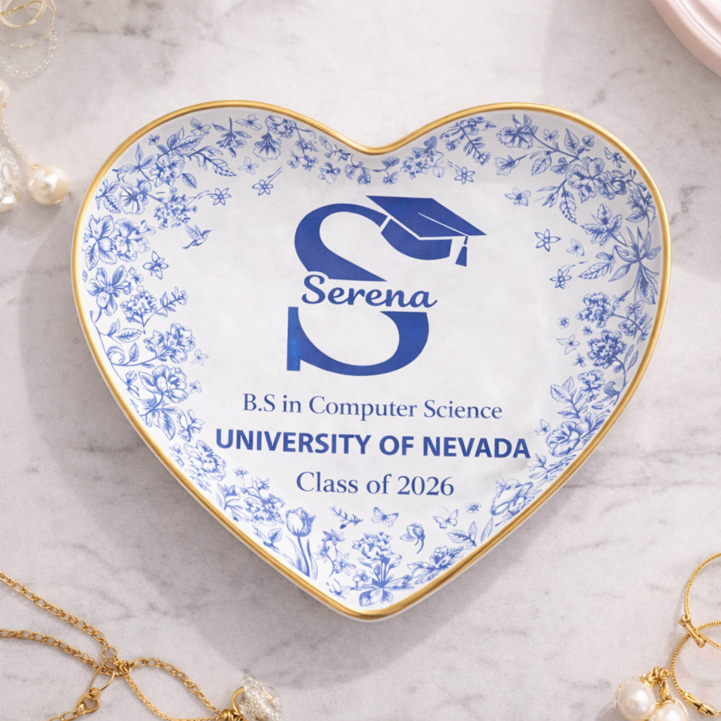 Class of 2026 Personalized Graduation Jewelry Dish