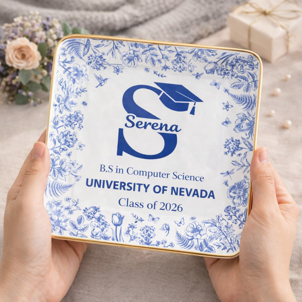 Class of 2026 Personalized Graduation Jewelry Dish
