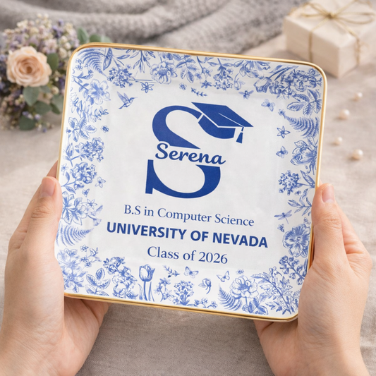 Class of 2026 Personalized Graduation Jewelry Dish