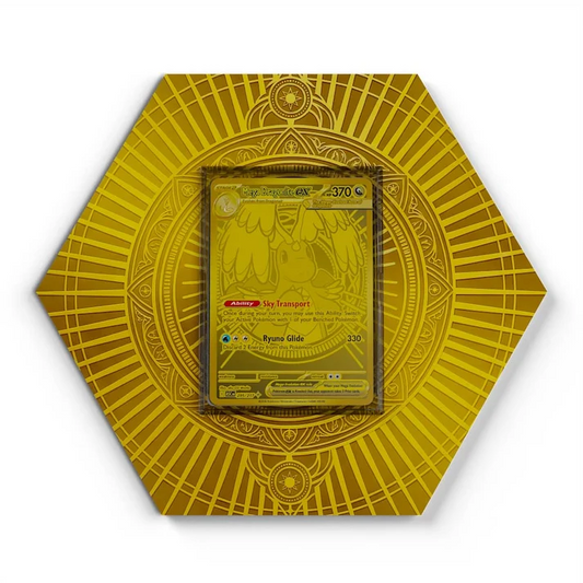 295/217 Mega Dragonite EX Pokémon Card Artwork Hexagon Display