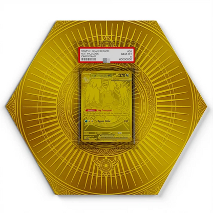 295/217 Mega Dragonite EX Pokémon Card Artwork Hexagon Display