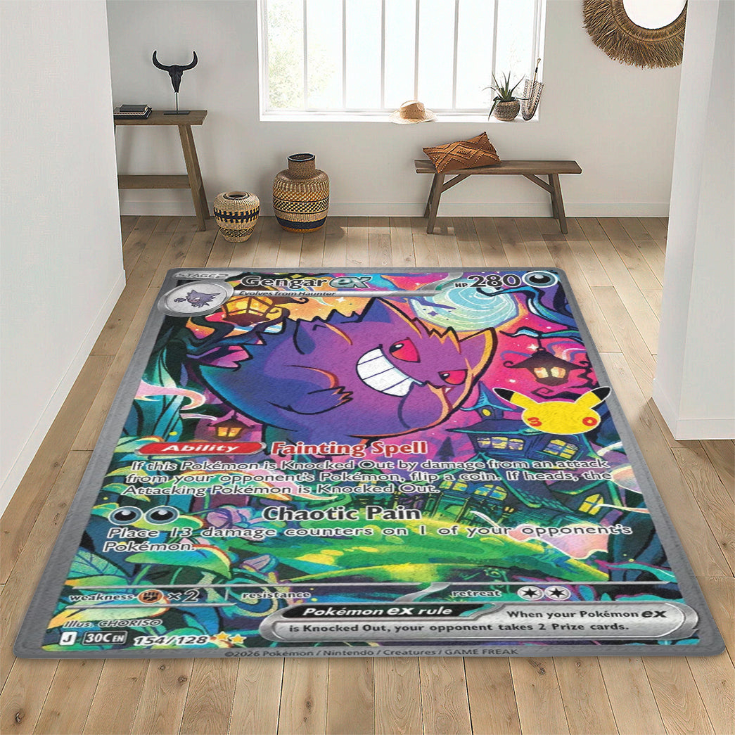 PKM Gengar Custom Sponge Floor Mat