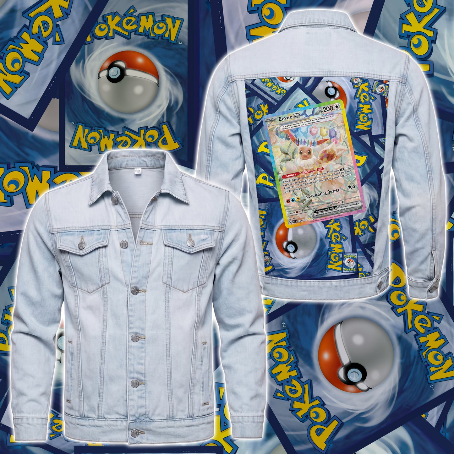 PKM Eevee EX Custom Lightweight Denim Jacket