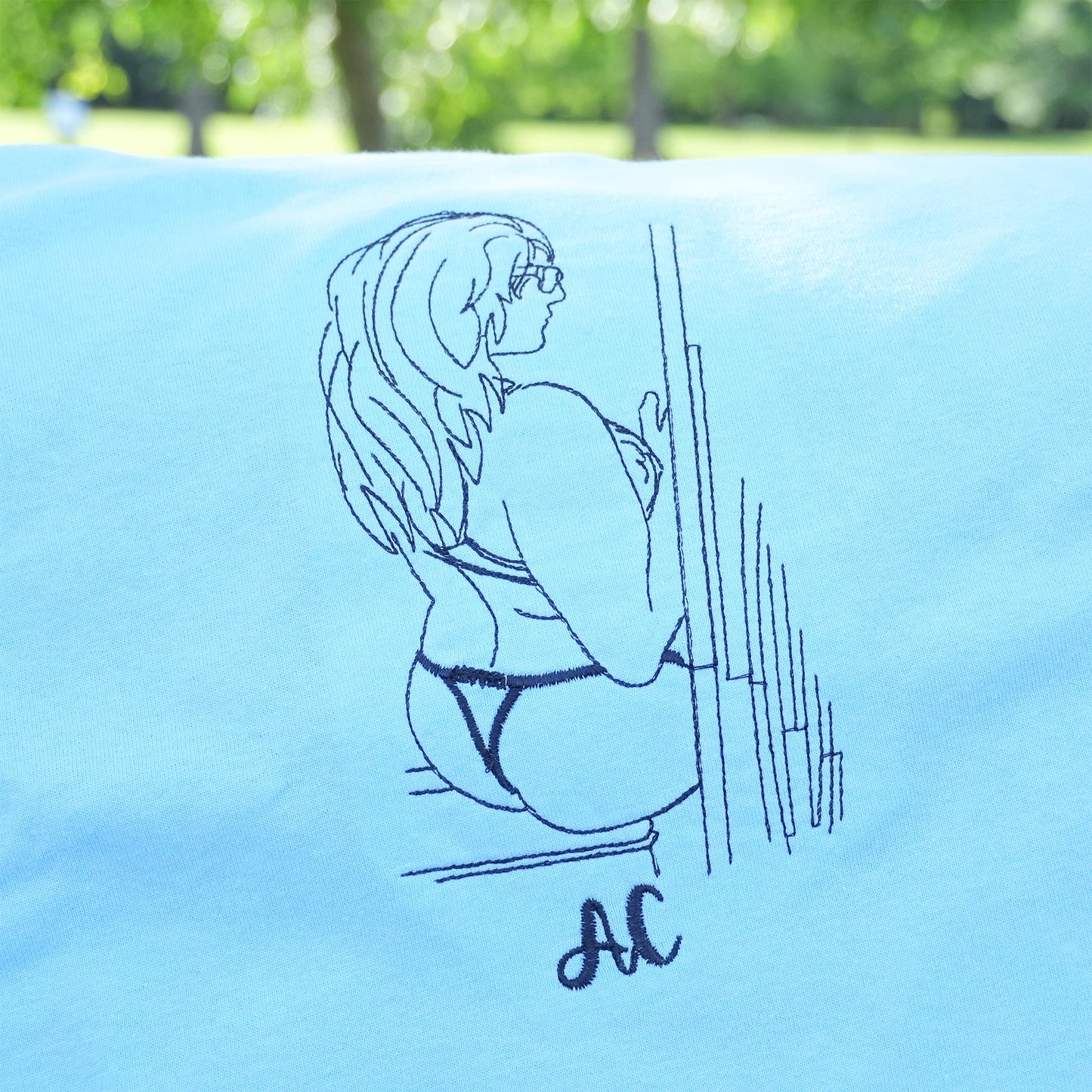 Custom Spicy Couple Portrait Embroidered Shirt – Personalized Boyfriend Photo Gift – Romantic Shirt for Husband, Anniversary or Valentine’s Day