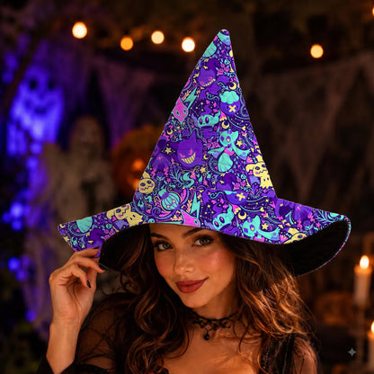 PKM Ghost Type Custom Halloween Witch Hat