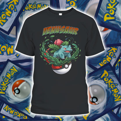 PKM Venusaur Printed Graphic Sweatshirt T-Shirt