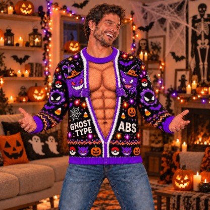 Halloween PKM Funny Gotta Scare 'Em All Trick Or Treat Ugly Sweatshirt