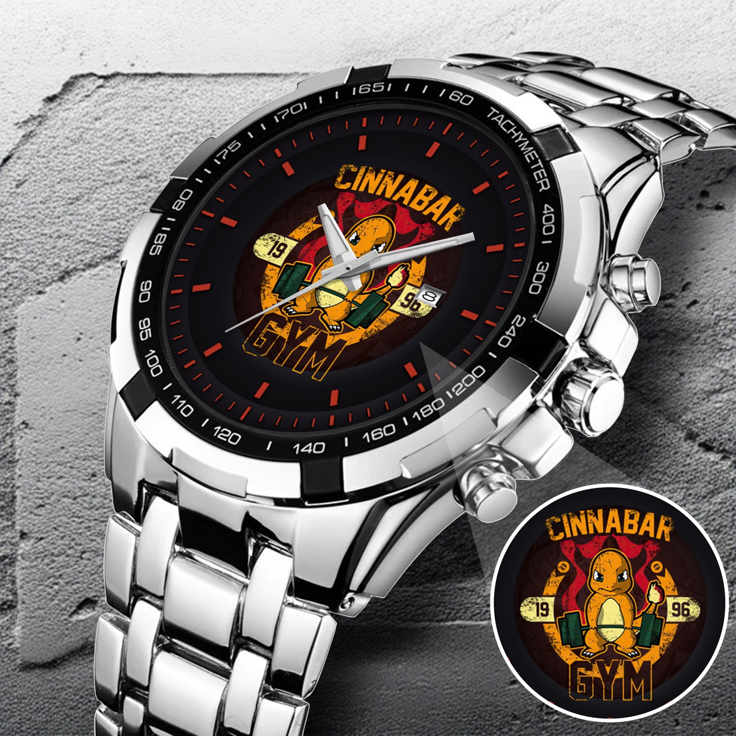 PKM Charmander Cinnabar Gym Limited Edition Watch