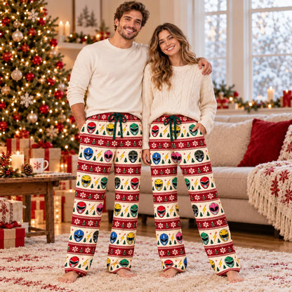 Mighty Morphin Power Rangers Christmas Lounge Pants