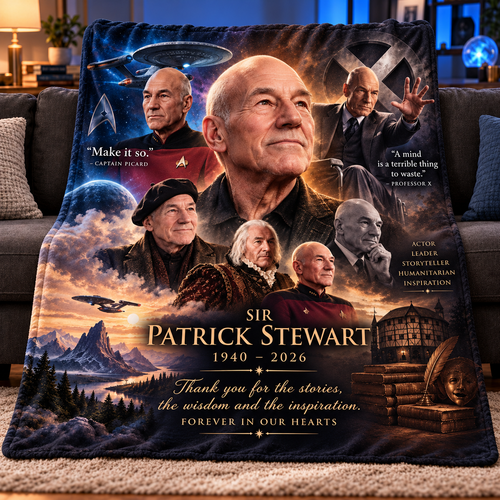Make It So Custom Fleece Blanket