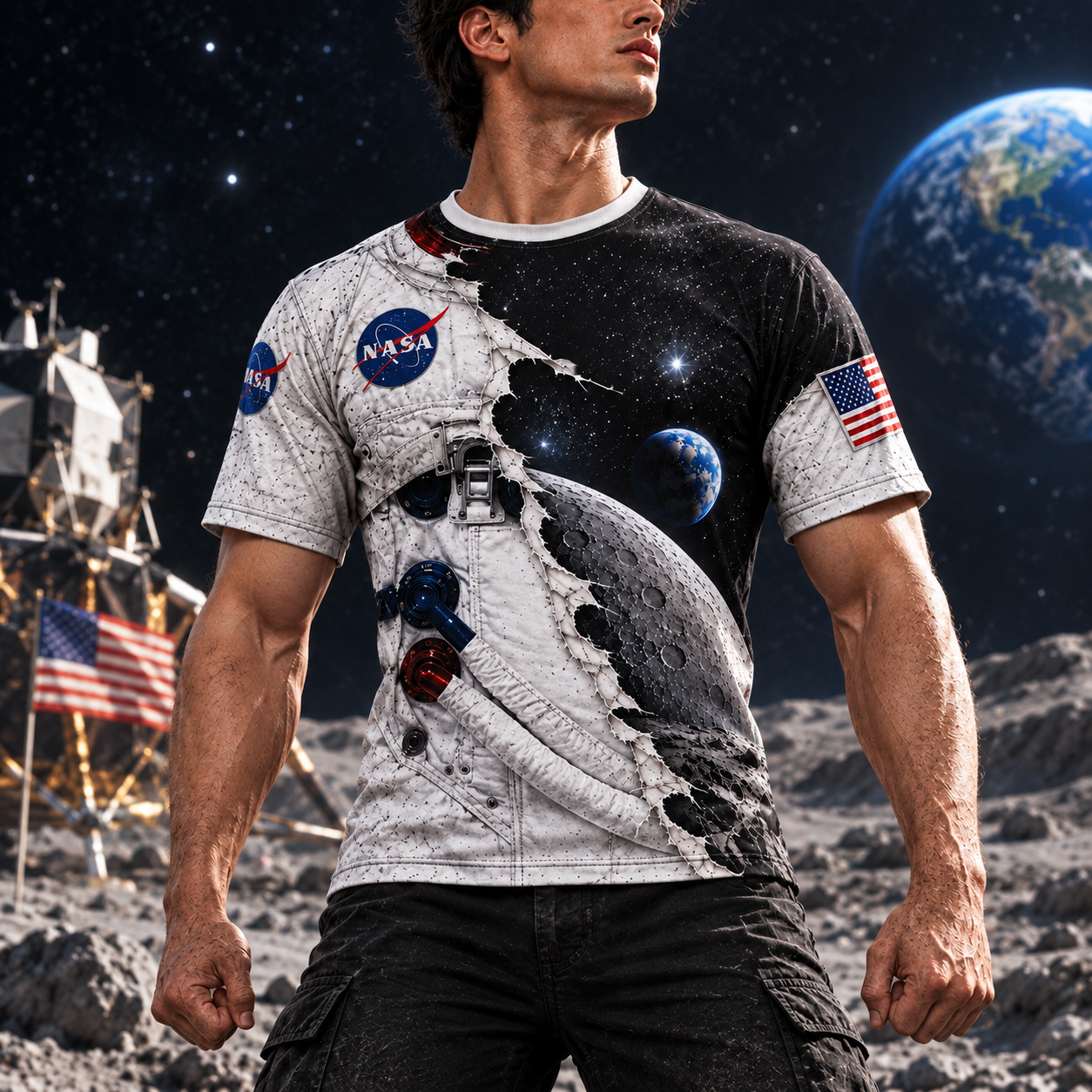 The Moon Is Ours AOP T-Shirt