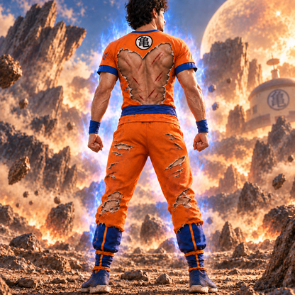 Dragon Ball Songuku Six-Pack Abs Funny T-Shirt & Sweatpants