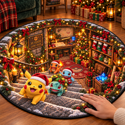 Christmas PKM 30th Anniversary Custom Floor Mat