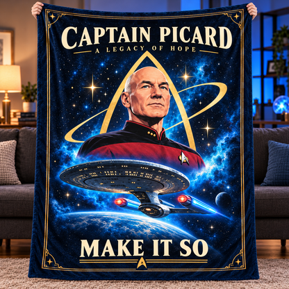 Make It So Custom Fleece Blanket