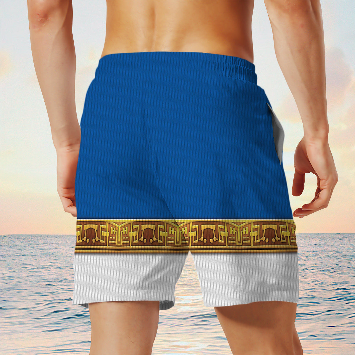 Blue Power Rangers Zeo Custom Men Shorts
