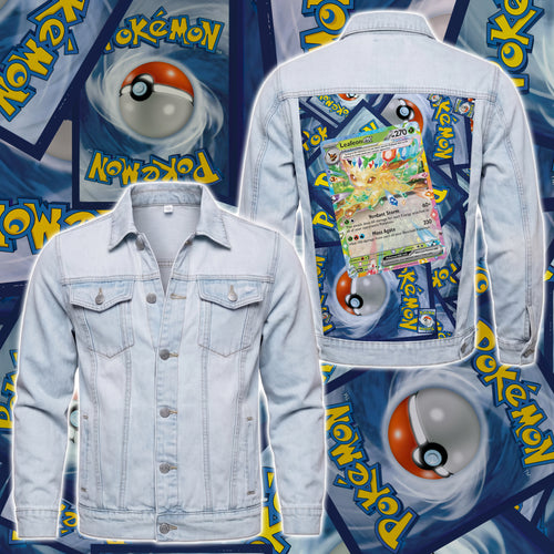 PKM Leafeon EX Custom Lightweight Denim Jacket