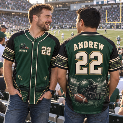 Personalized Football Jersey – Custom Name, Number & Team Colors