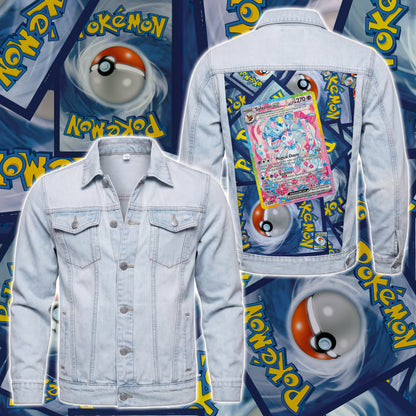 PKM Sylveon EX Custom Lightweight Denim Jacket