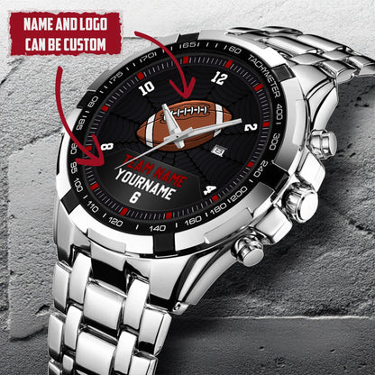 American Football Personalized Team Name, Name & Number Quartz Watch