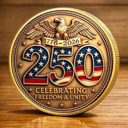 USA 250th Anniversary Printed Coin