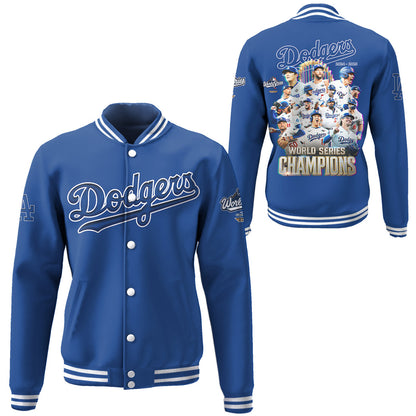 LA Dodgers 2025 Worlds Series Champion Baseball Jacket