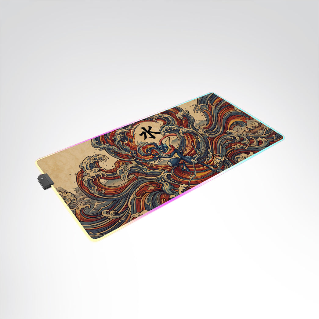 PKM Greninja Kanji Led Mouse Pad