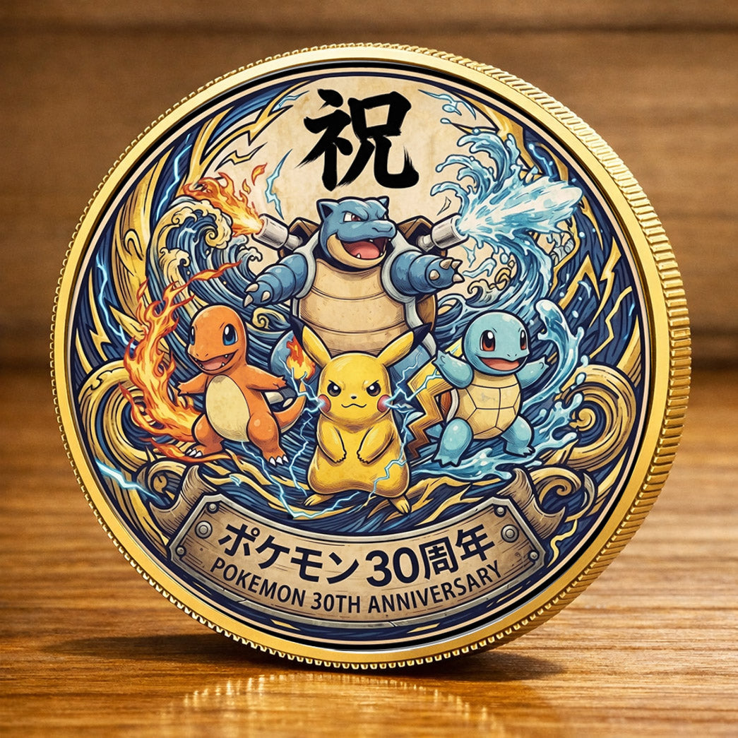 PKM Kanji 30th Anniversary Commemorative Coin – Limited Edition Collector’s Coin