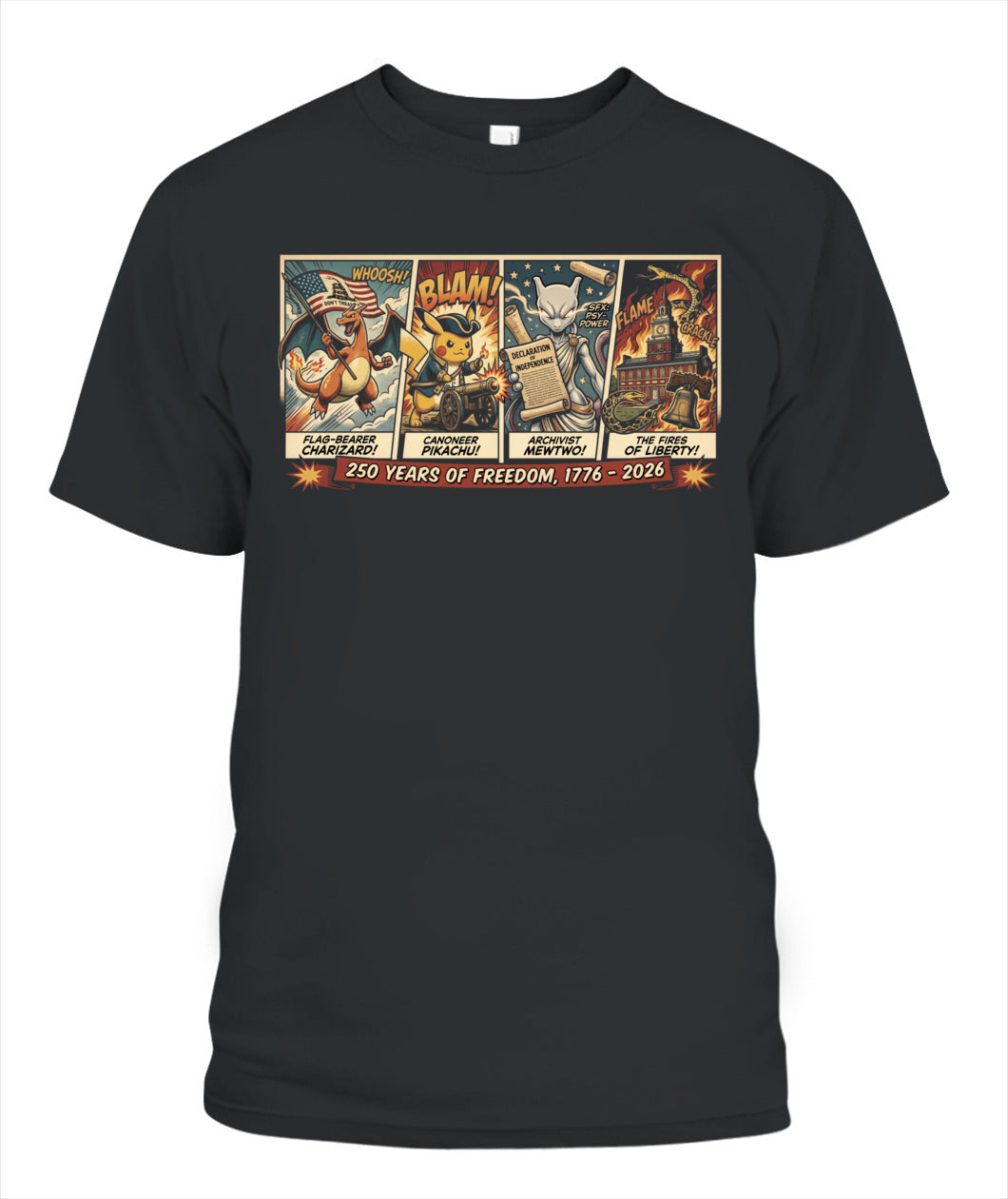 PKM 250 Years Of Freedom 1776 - 2026 Graphic Apparel