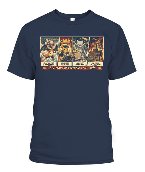 PKM 250 Years Of Freedom 1776 - 2026 Graphic Apparel