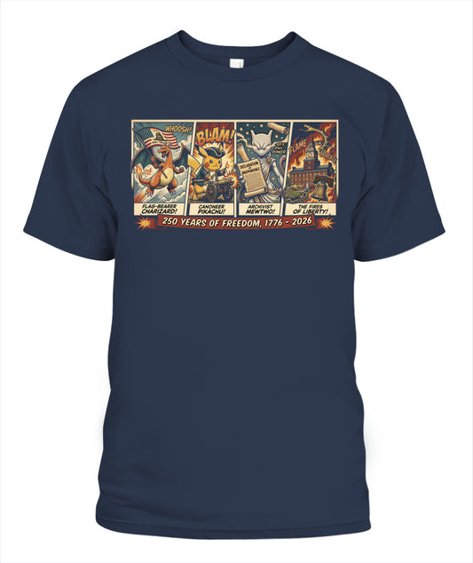 PKM 250 Years Of Freedom 1776 - 2026 Graphic Apparel
