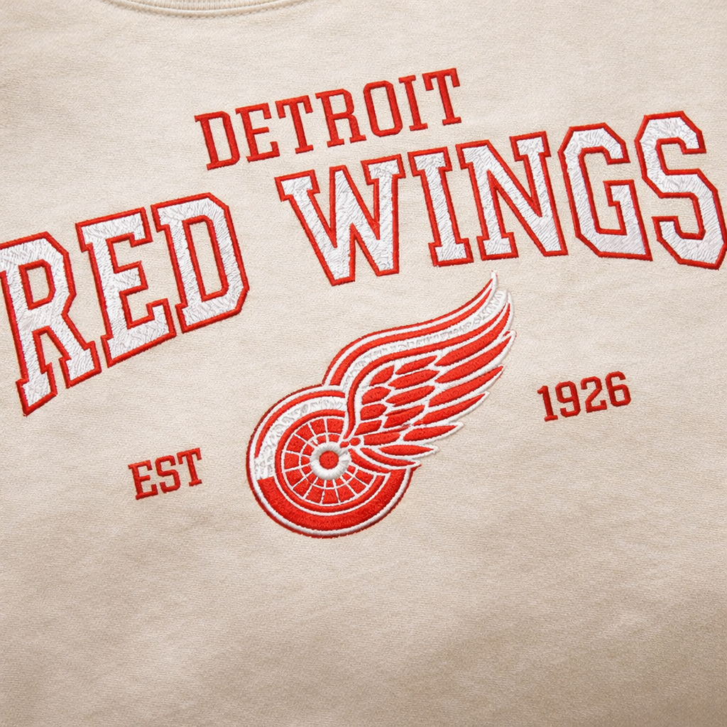 Embroidered Detroit Red Wings Hockey Quarter-Zip Sweatshirt, Hoodie Sweatshirt T-Shirt