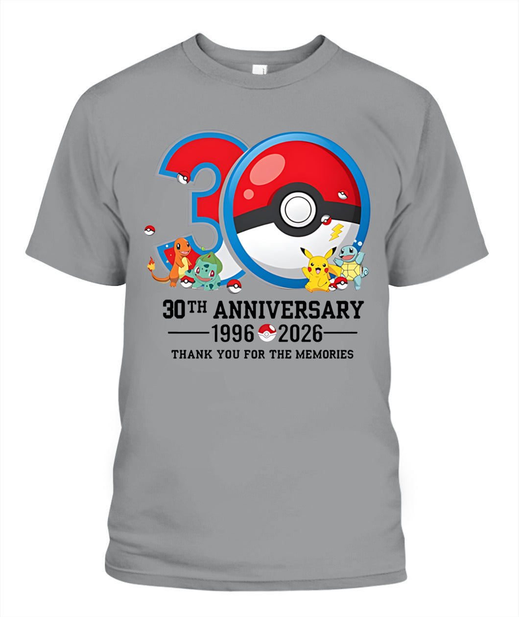 PKM 30th Anniversary Printed Graphic Sweatshirt T-Shirt