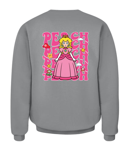 Classic Mario Princess Peach 2-Side Printed Graphic Shirt