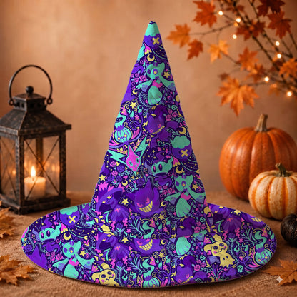 PKM Ghost Type Custom Halloween Witch Hat