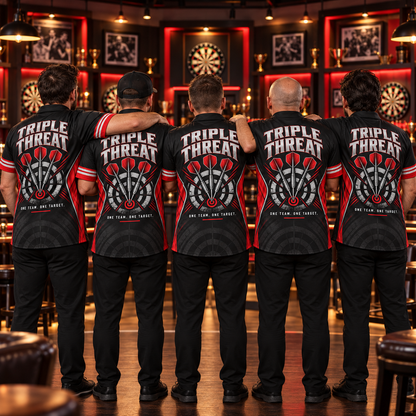 Custom Retro Darts Shirt | Personalized Team Name & Player Name