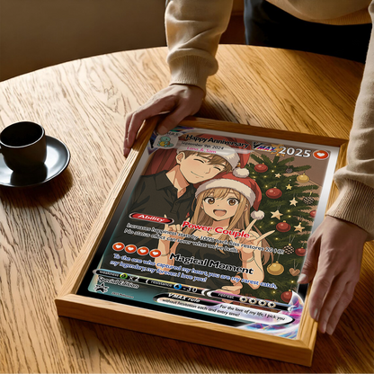 Personalized PKM Card Custom Photo Art Poster - Anniversary Edition