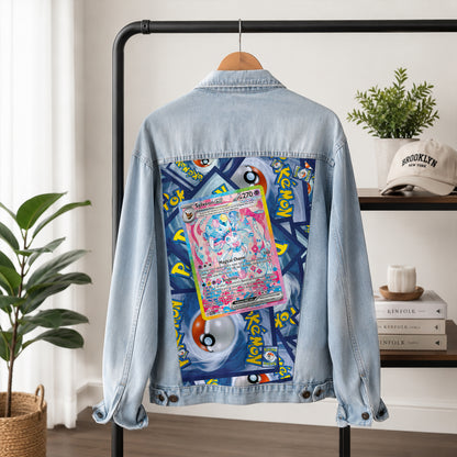 PKM Sylveon EX Custom Lightweight Denim Jacket