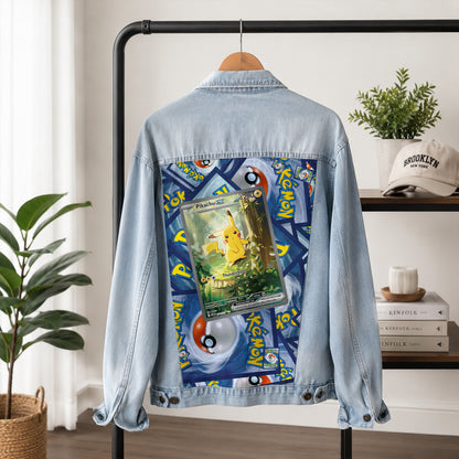 PKM Pikachu EX Custom Lightweight Denim Jacket