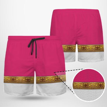 Pink Power Rangers Zeo Custom Men Shorts