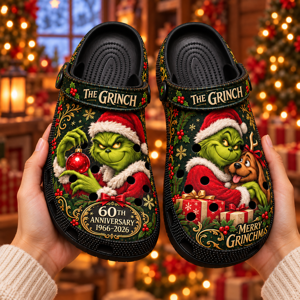 Christmas 60th Anniversary AOP Clogs
