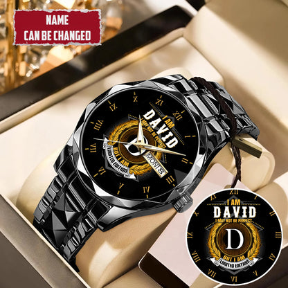 Personalized Limited Edition Name EST Watch for Him Dad Boyfriend