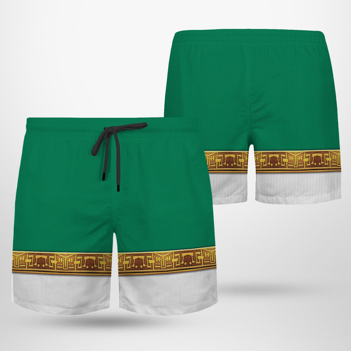 Green Power Rangers Zeo Custom Men Shorts