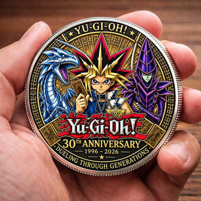 YGO 30th Anniversary Printed Commemorative Coin – Limited Edition Gaming Collector’s Coin