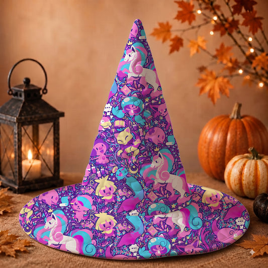 PKM Psychic Type Custom Halloween Witch Hat