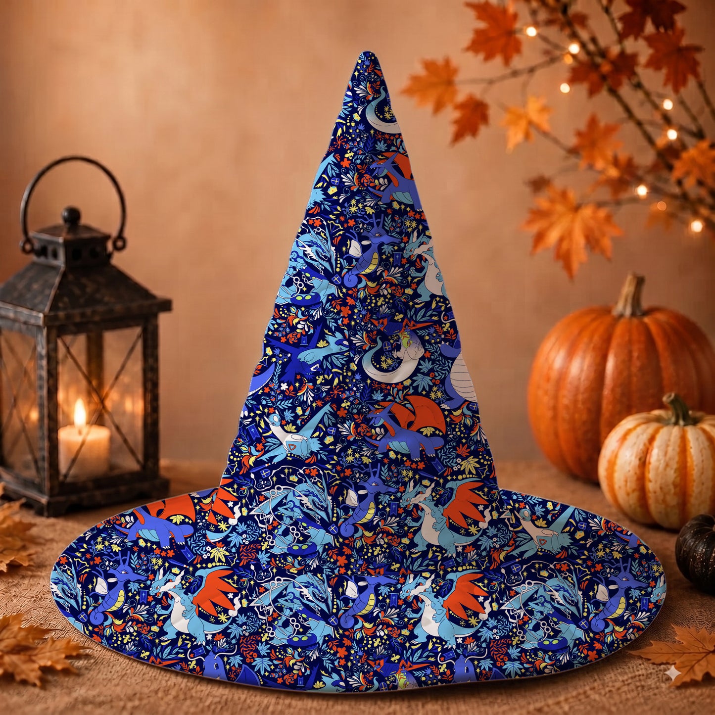 PKM Dragon Type Custom Halloween Witch Hat